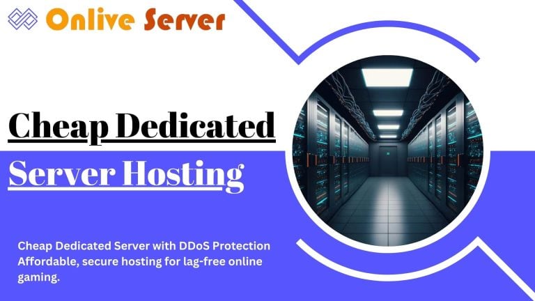 Choose cheap dedicated server hosting with DDoS protection for online games