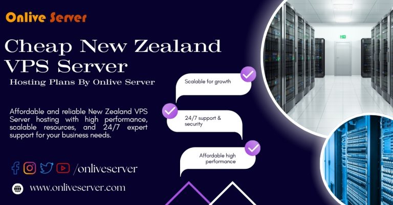 Cheap New Zealand VPS Server Hosting Plans By Onlive Server