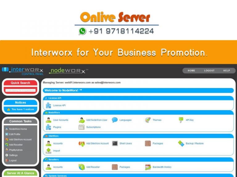 Interworx for Your Business Promotion