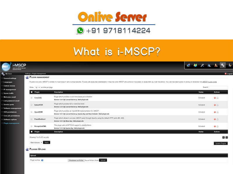 i-MSCP - internet - Multi Server Control Panel