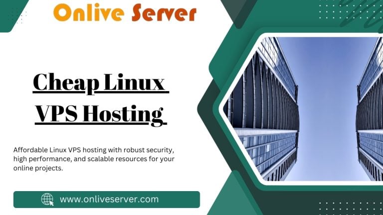 Choose Cheap Linux VPS Hosting Solutions By Onlive Server