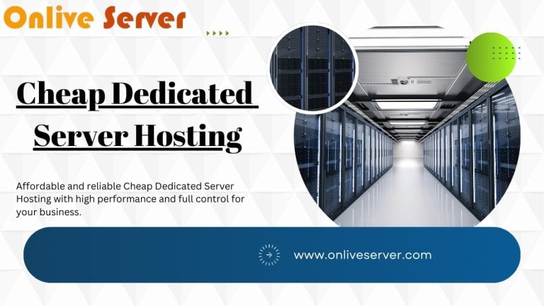 Finest Cheap Dedicated Server Hosting Plans – Onlive Server