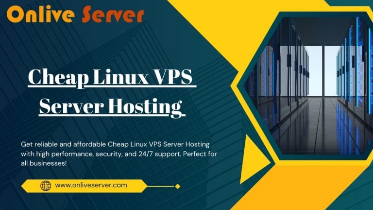 Reliable Cheap Linux VPS Server Hosting Plan BY Onlive Server