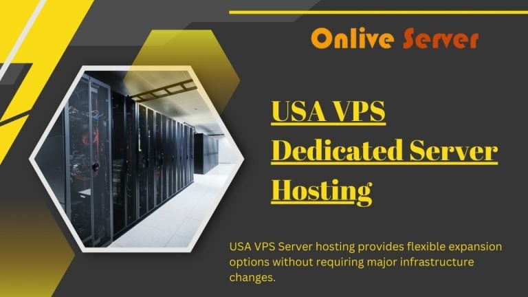 USA VPS Dedicated Server Hosting Perfect for Online Business Websites