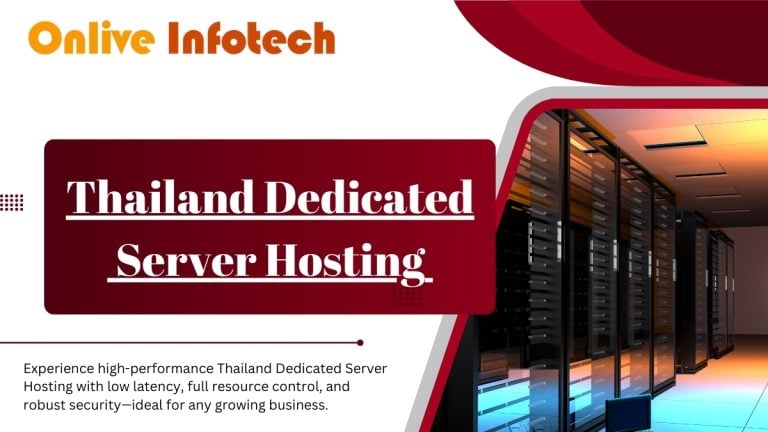 Thailand Dedicated Server Hosting Comes With CGI Proxy Amenities by Onlive Server