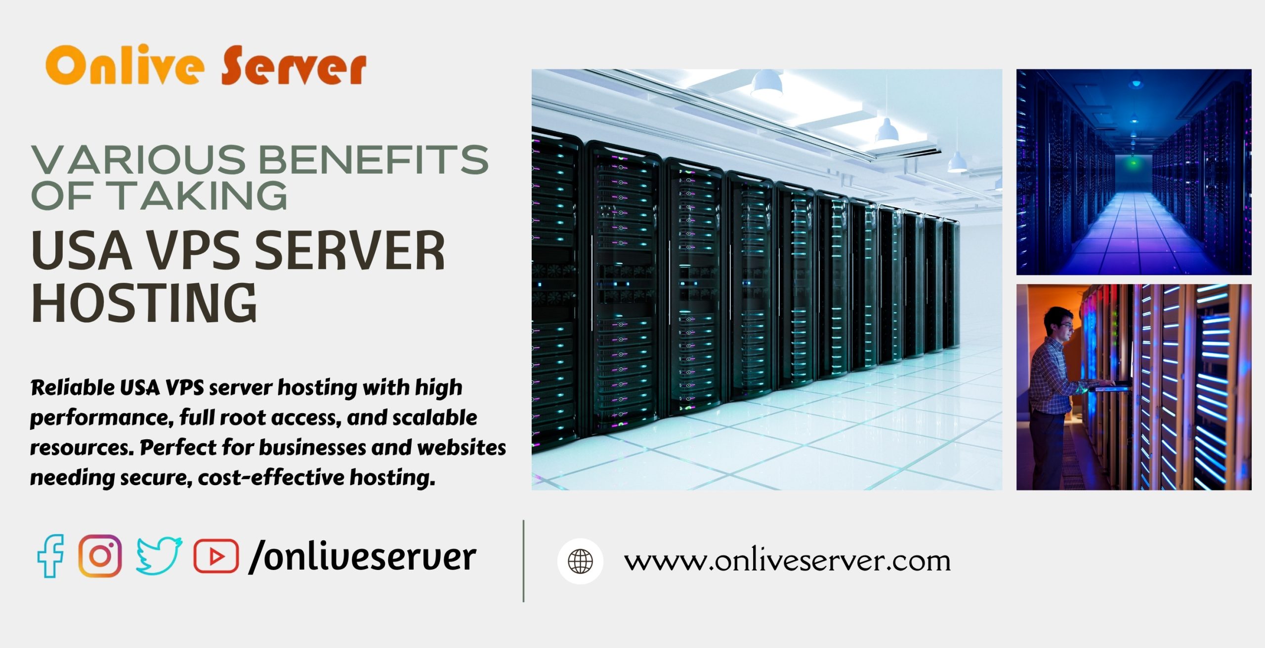 USA VPS Server Hosting by Onlive Server Power Your Website with Speed and Control.