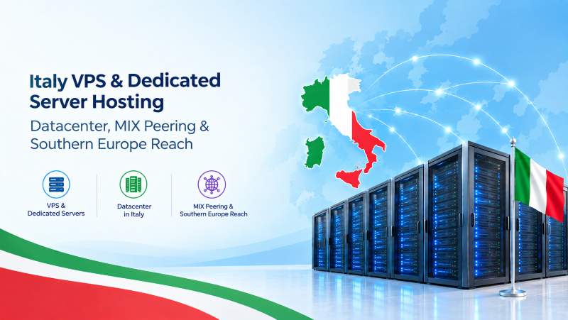 Italy VPS & Dedicated Server Hosting