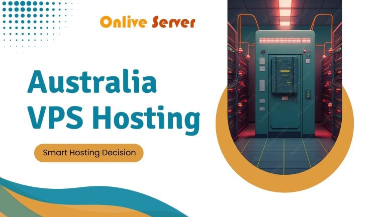 Image of a data center with servers in a dimly lit room, showcasing the advanced technology of an Australia VPS hosting solution by Onlive Server.