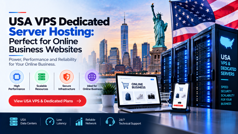USA VPS Dedicated Server Hosting