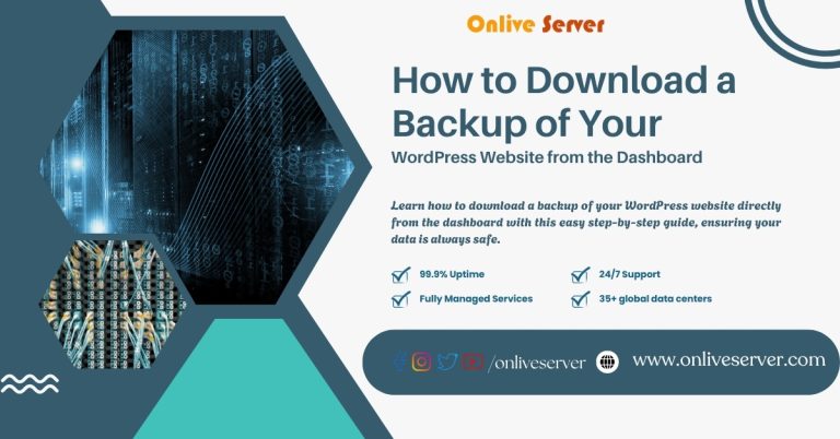 How to Download a Backup of Your WordPress Website from the Dashboard