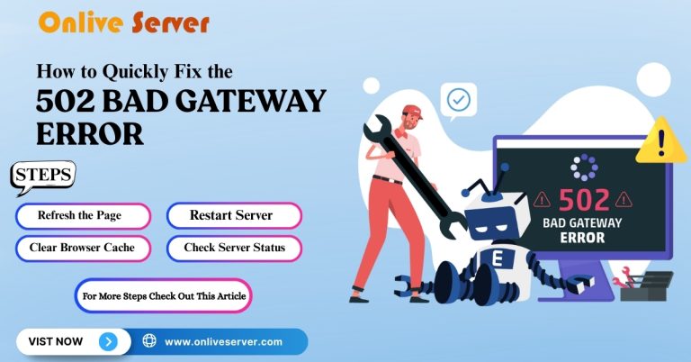 How to fix 502 Bad Gateway error - Refresh page, restart server, clear browser cache, check server status