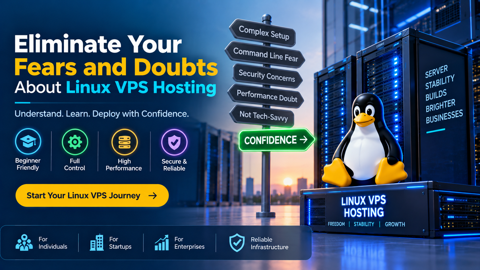 Eliminate Your Fears and Doubts About Linux VPS Hosting