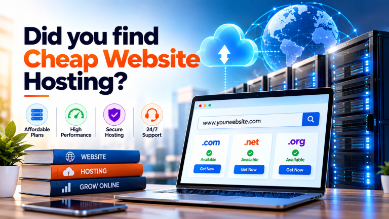 Did you find Cheap Website Hosting?
