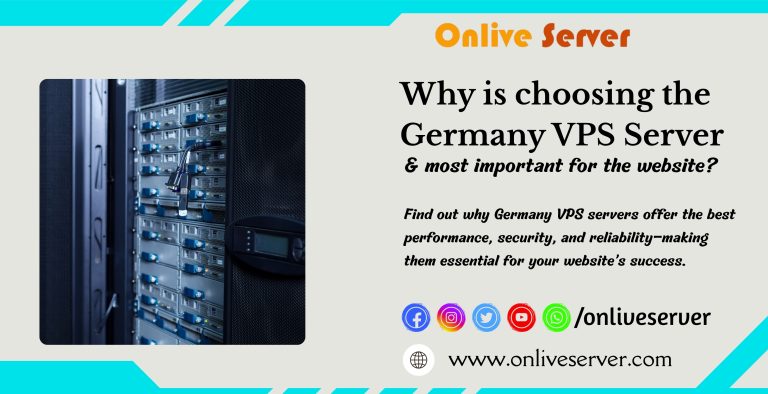Germany VPS Server by Onlive Server Scalable, Secure, and Budget-Friendly