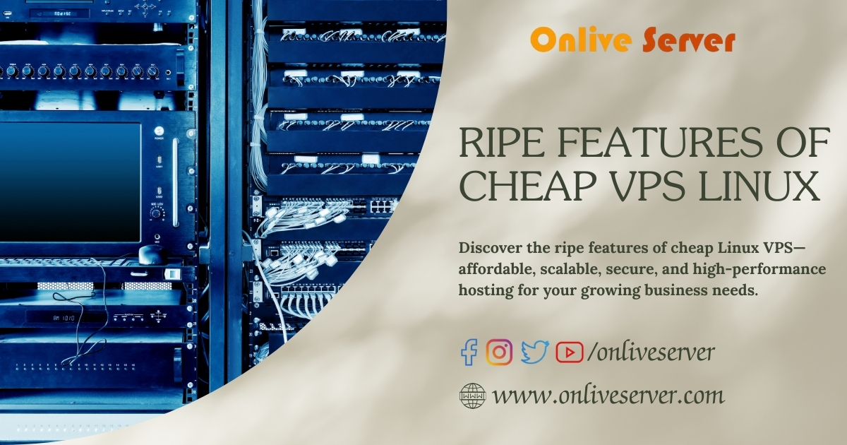 Grow Your Online Presence with Onlive Server’s Cheap VPS Linux