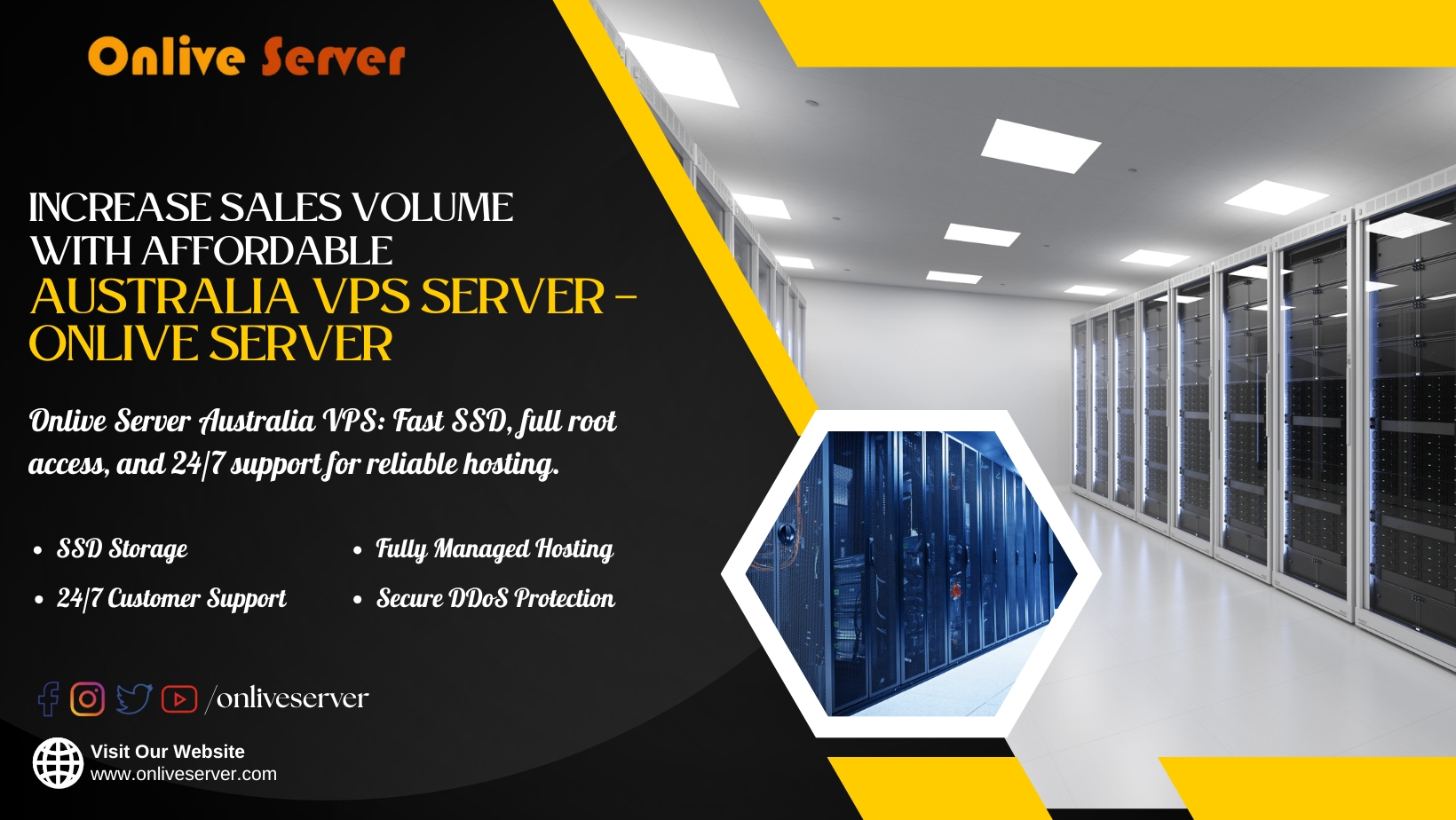 Increase Sales Volume with Affordable Australia VPS Server – Onlive Server