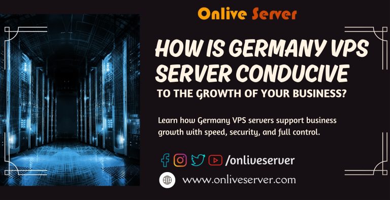 Powerful Germany VPS Server Hosting by Onlive Server for High-Speed Performance