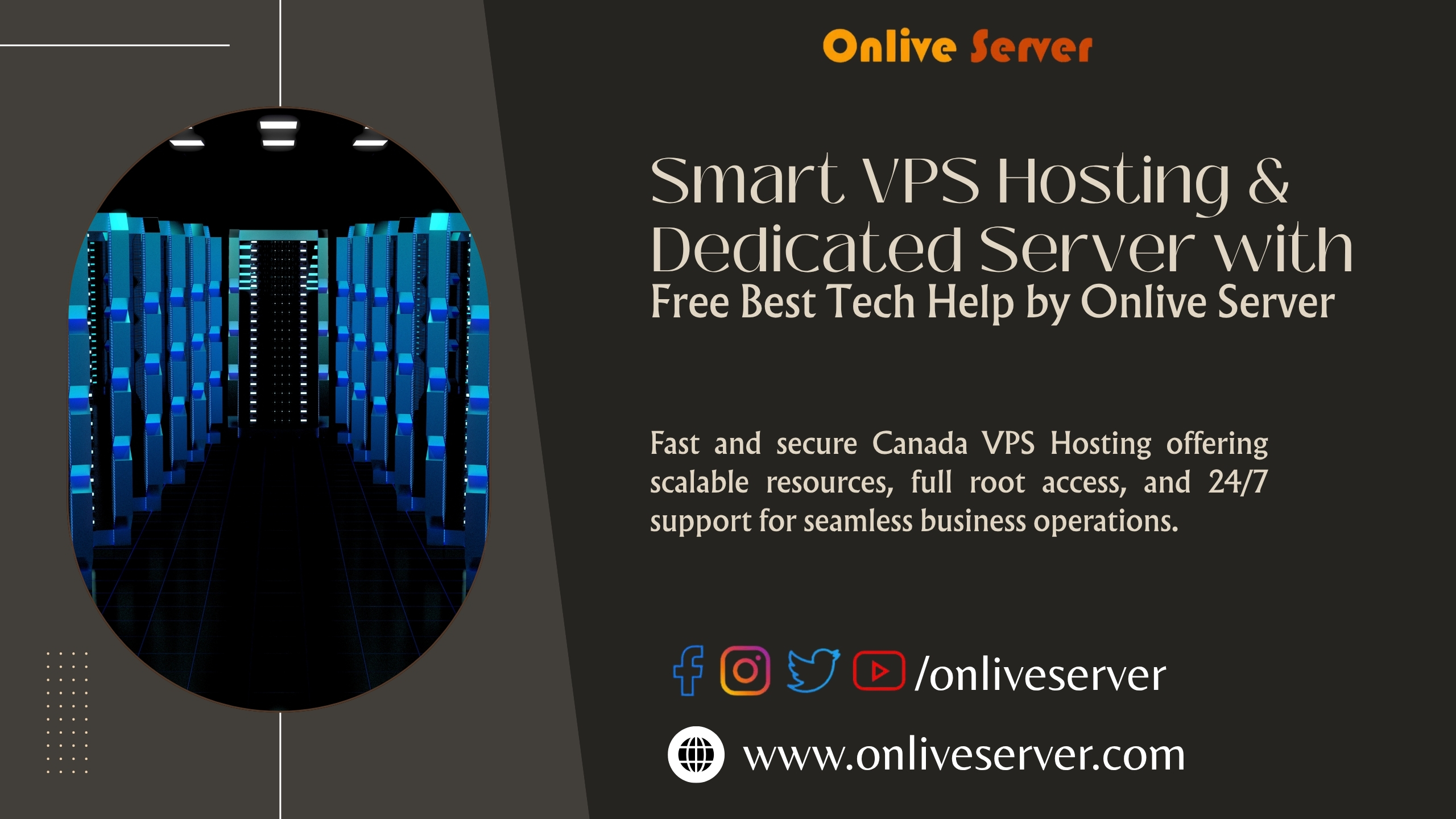 Smart VPS Hosting & Dedicated Server with Free Best Tech Help by Onlive Server