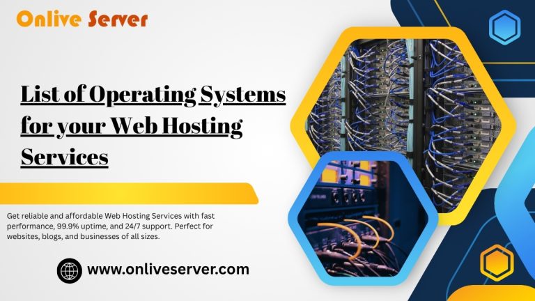 List of Operating Systems for your Web Hosting Services