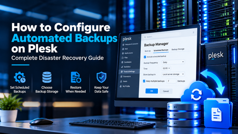 Configure Automated Backups on Plesk