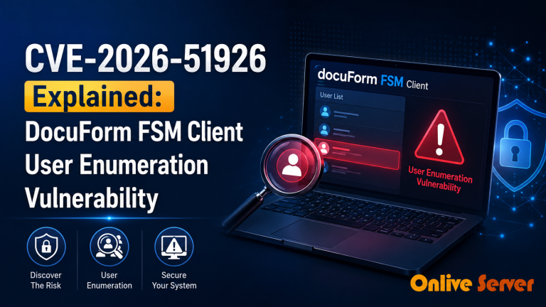 CVE-2026-51926 Explained: docuForm FSM Client User Enumeration Vulnerability