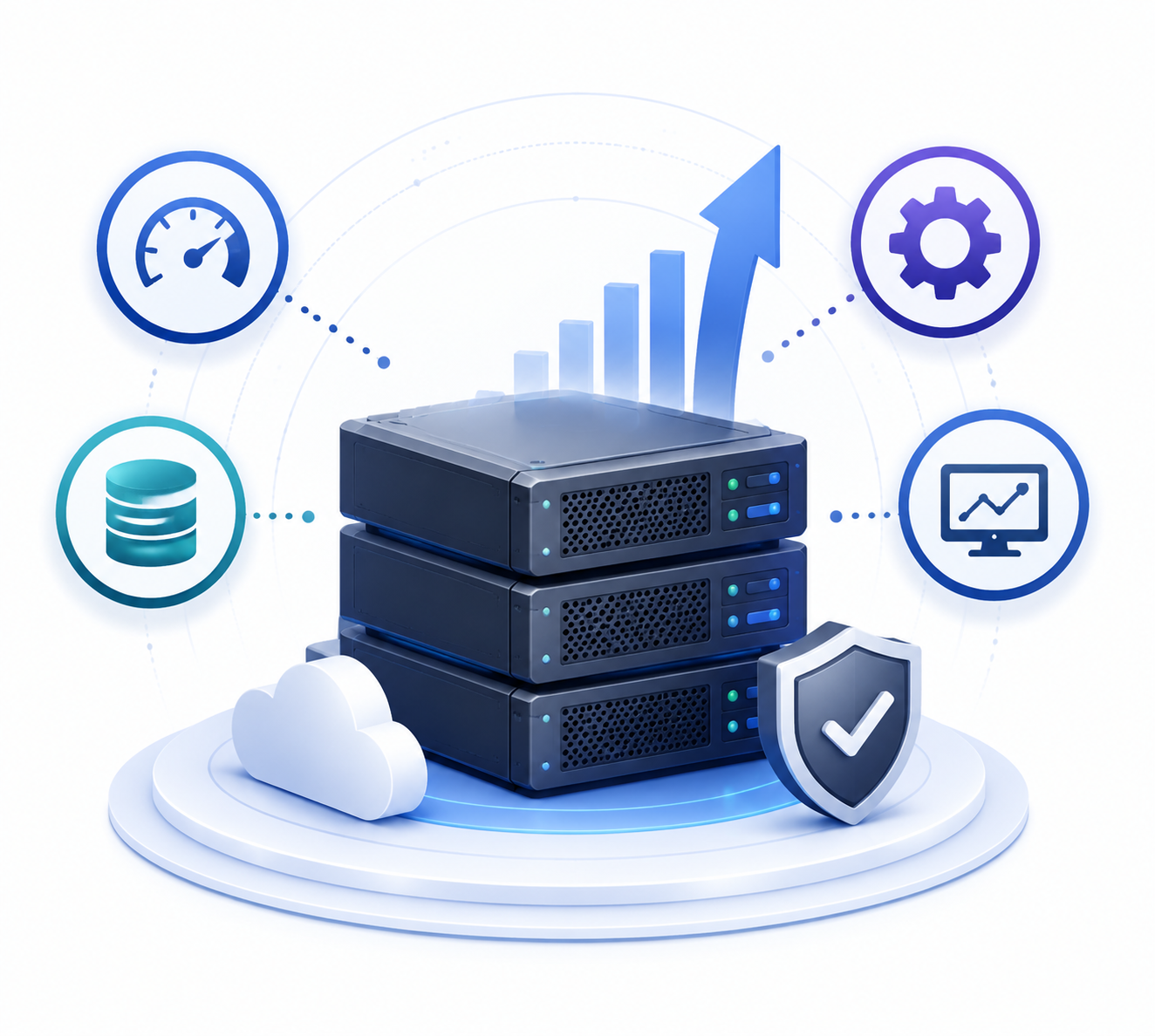 Balanced Servers for Growing Applications