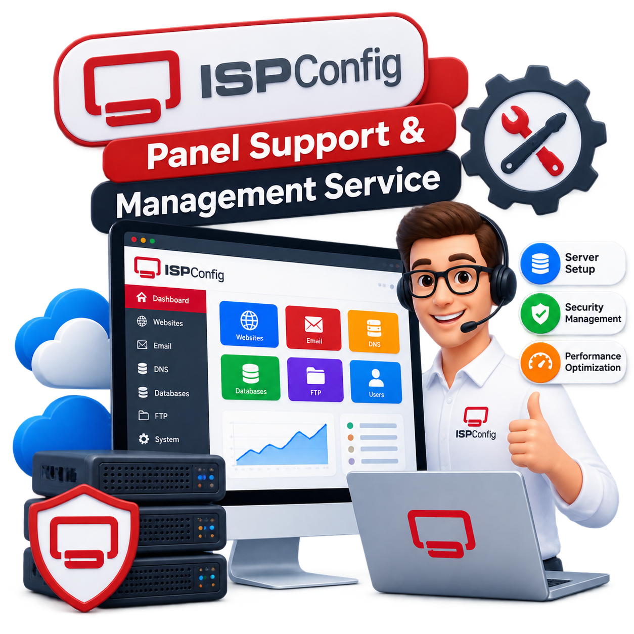 ISPConfig Panel Support
