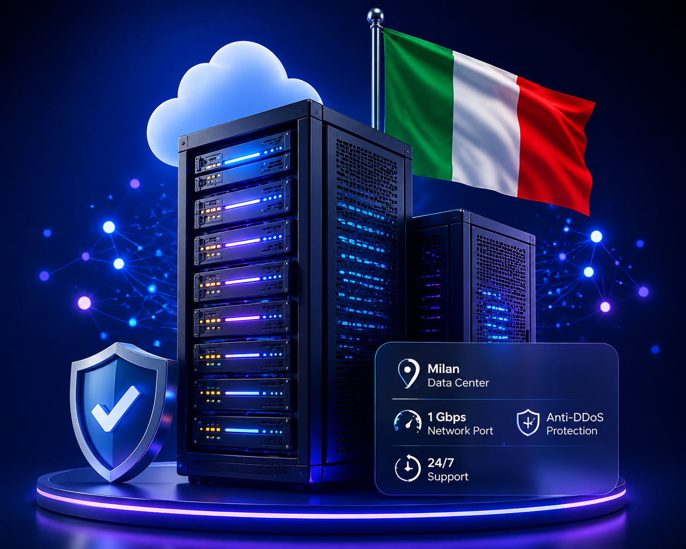 Italy Dedicated Server Hosting