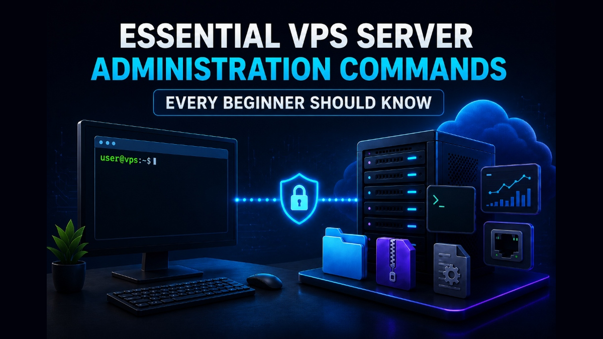 Essential VPS Server Administration Commands Every Beginner Should Know featured image - Onlive Server