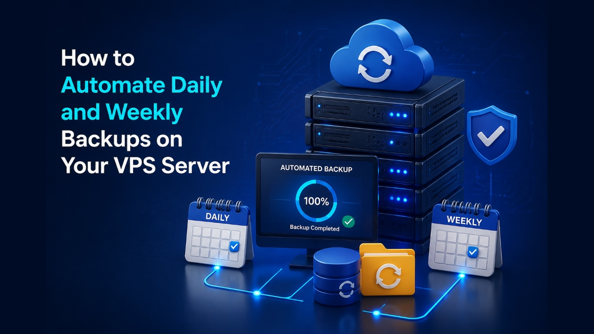 How to Automate Daily and Weekly Backups on Your VPS Server featured image - Onlive Server