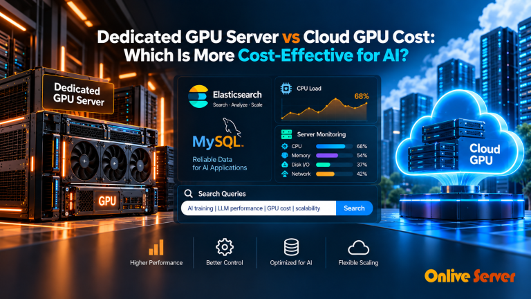 Dedicated GPU Server vs Cloud GPU Cost: Which Is More Cost-Effective for AI?