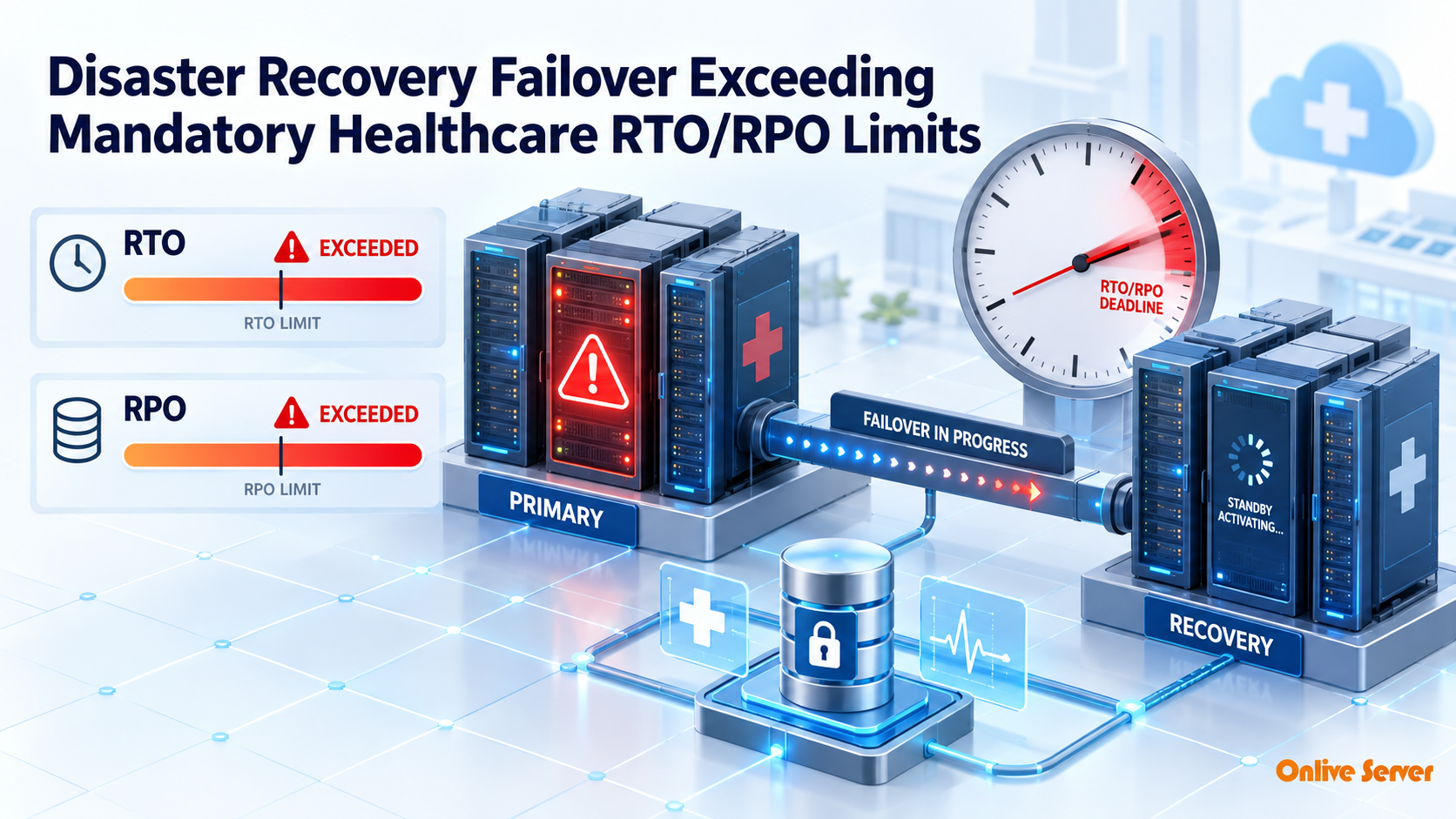 disaster recovery rpo rto healthcare server