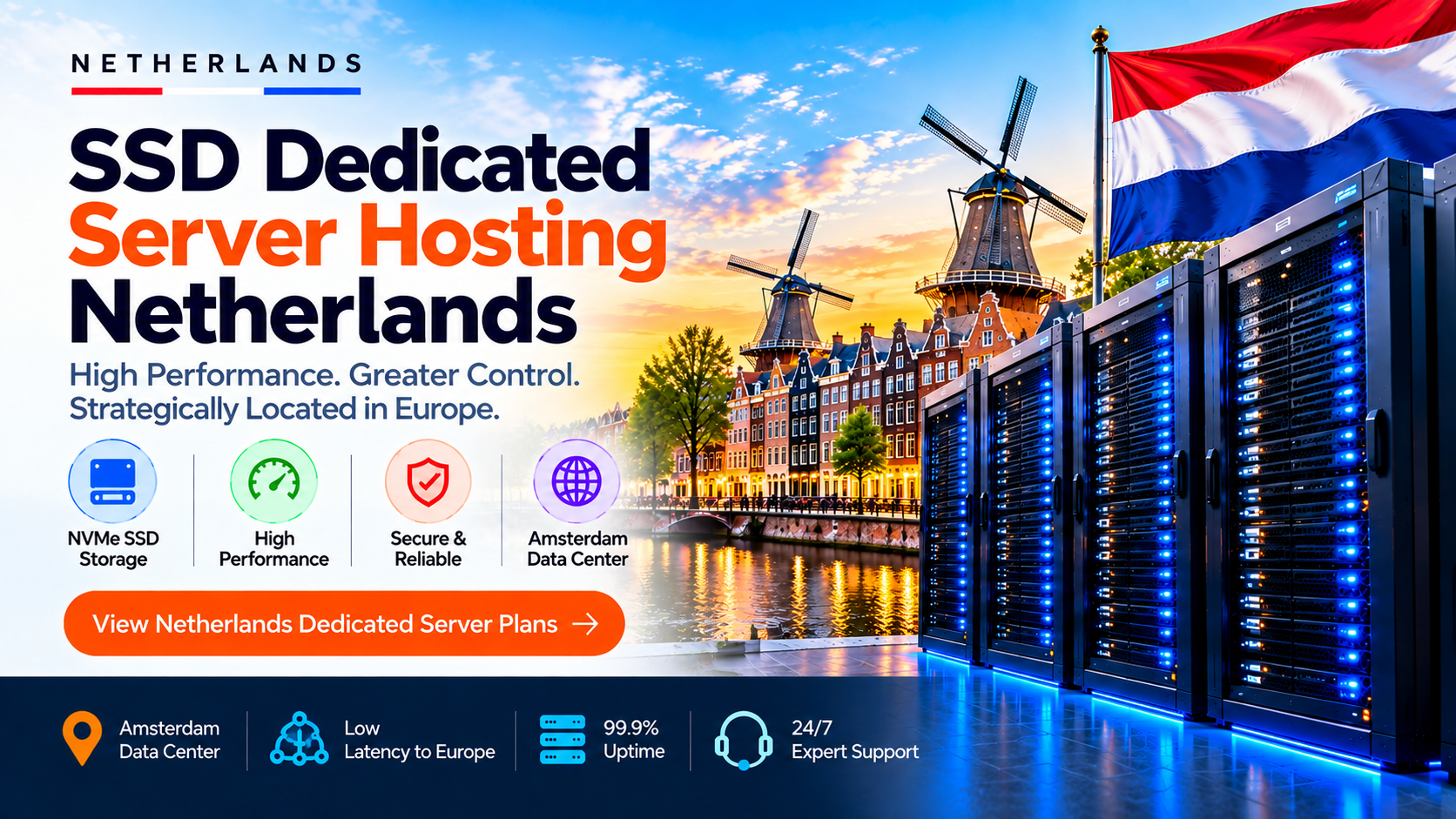 SSD Dedicated Server Hosting Netherlands