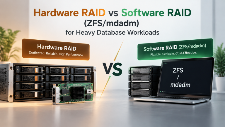 Hardware RAID vs Software RAID (ZFS/mdadm) for Heavy Database Workloads