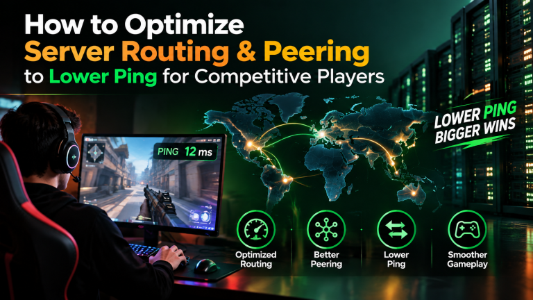  How to Optimize Server Routing & Peering to Lower Ping for Competitive Players