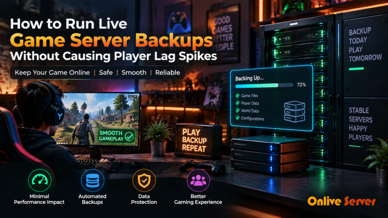 How to Run Live Game Server Backups Without Causing Player Lag Spikes