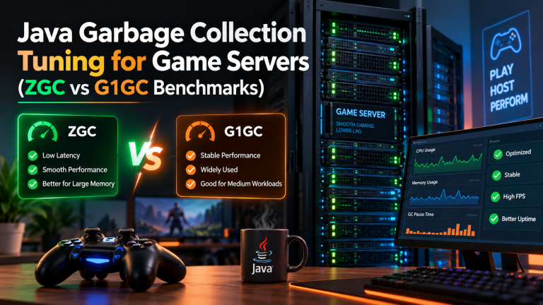 Java Garbage Collection Tuning for Game Servers (ZGC vs G1GC Benchmarks)