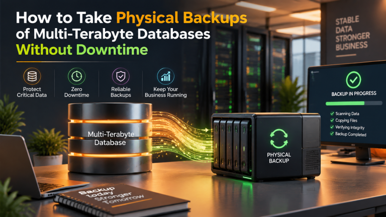 How to Take Physical Backups of Multi-Terabyte Databases Without Downtime