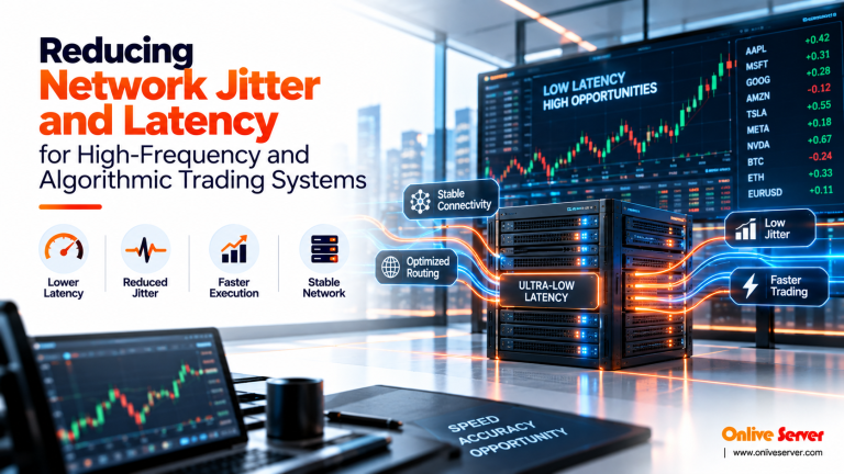 reduce network jitter algorithmic trading