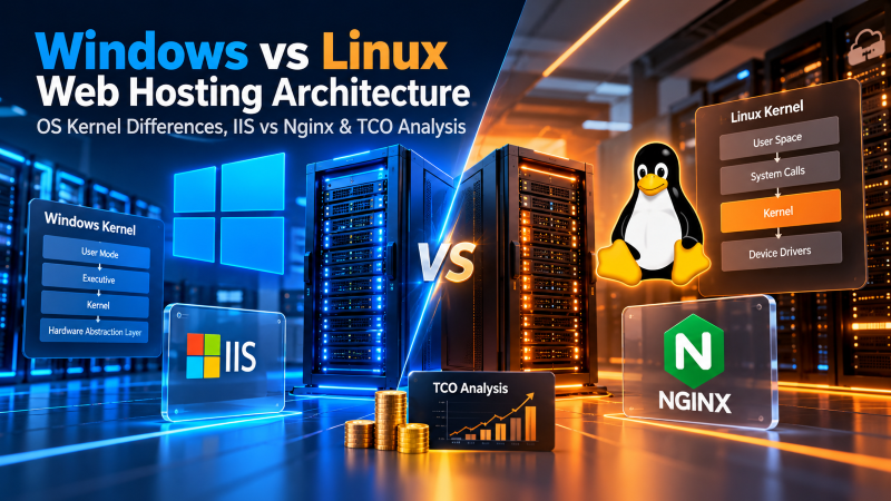 Total cost of ownership and architectural comparison between enterprise Linux distributions and Windows Server 2022 on VPS.