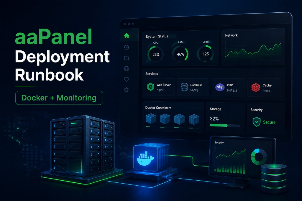 aaPanel Deployment Runbook: Modular Web Stack, Docker and System Monitoring on VPS
