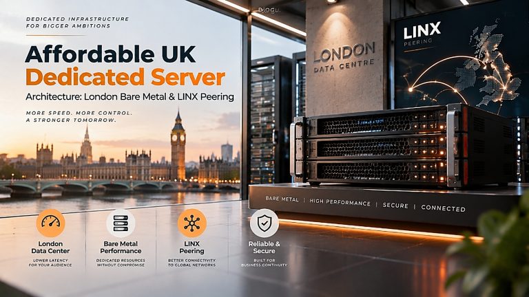 Affordable UK Dedicated Server Architecture - London Bare Metal & LINX Peering