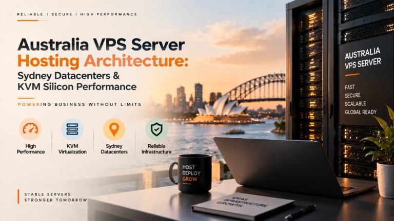 Australia VPS Server Hosting Architecture - Sydney Datacenters and KVM Silicon Performance