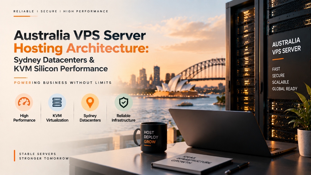 Australia VPS Server Hosting Architecture - Sydney Datacenters and KVM Silicon Performance