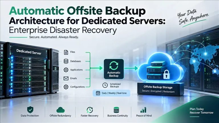 Automatic Offsite Backup Architecture for Dedicated Servers: Enterprise Disaster Recovery - Onlive Server