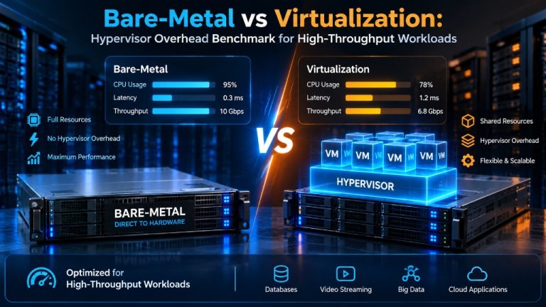 Bare-Metal vs Virtualization - Hypervisor Overhead Benchmark for High-Throughput Workloads