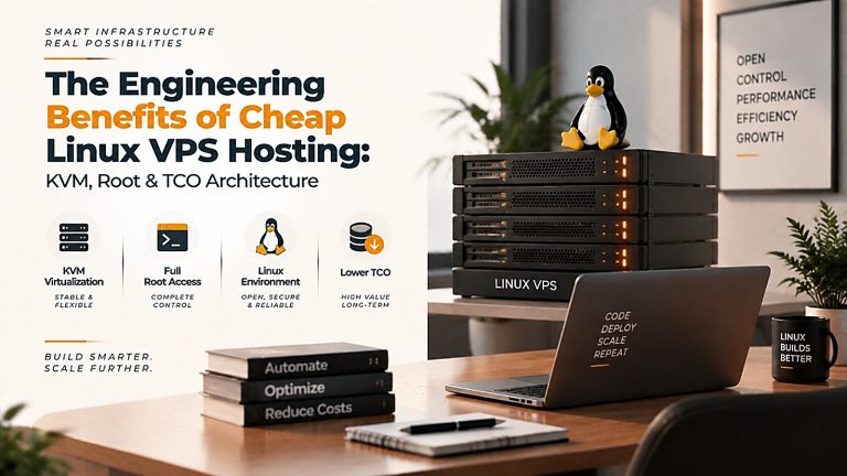 The Engineering Benefits of Cheap Linux VPS Hosting - KVM, Root & TCO Architecture