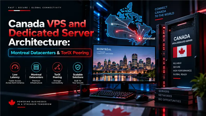 Canada VPS and Dedicated Server Architecture - Montreal Datacenters and TorIX Peering