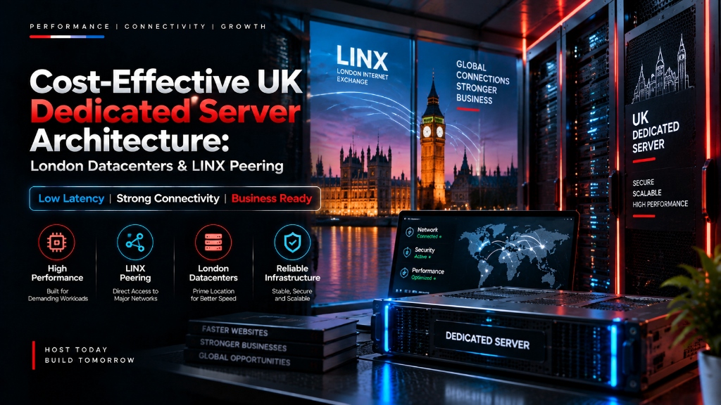 Cost-Effective UK Dedicated Server Architecture - London Datacenters and LINX Peering
