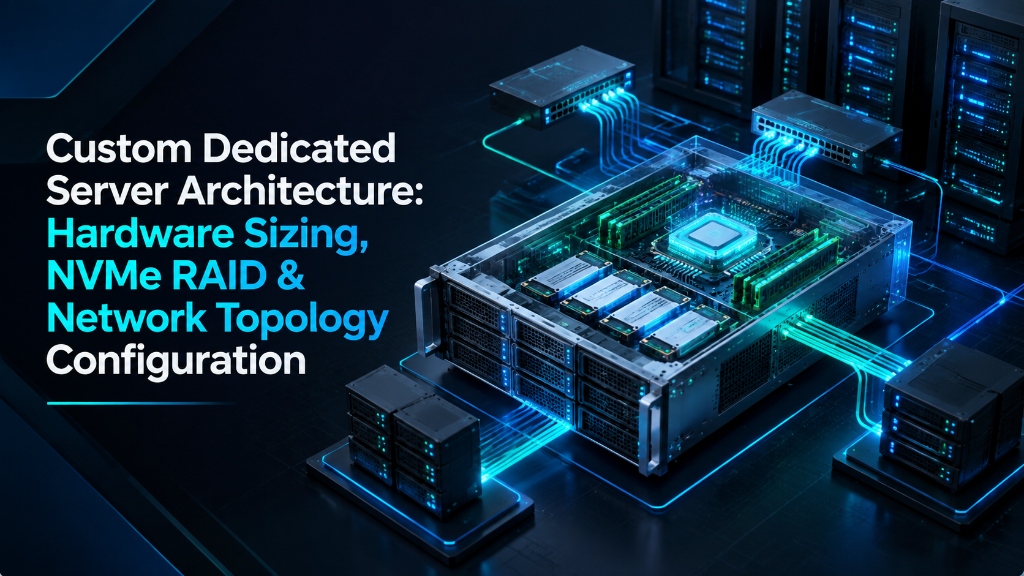 Custom Dedicated Server Architecture - Hardware Sizing, NVMe RAID and Network Topology Configuration